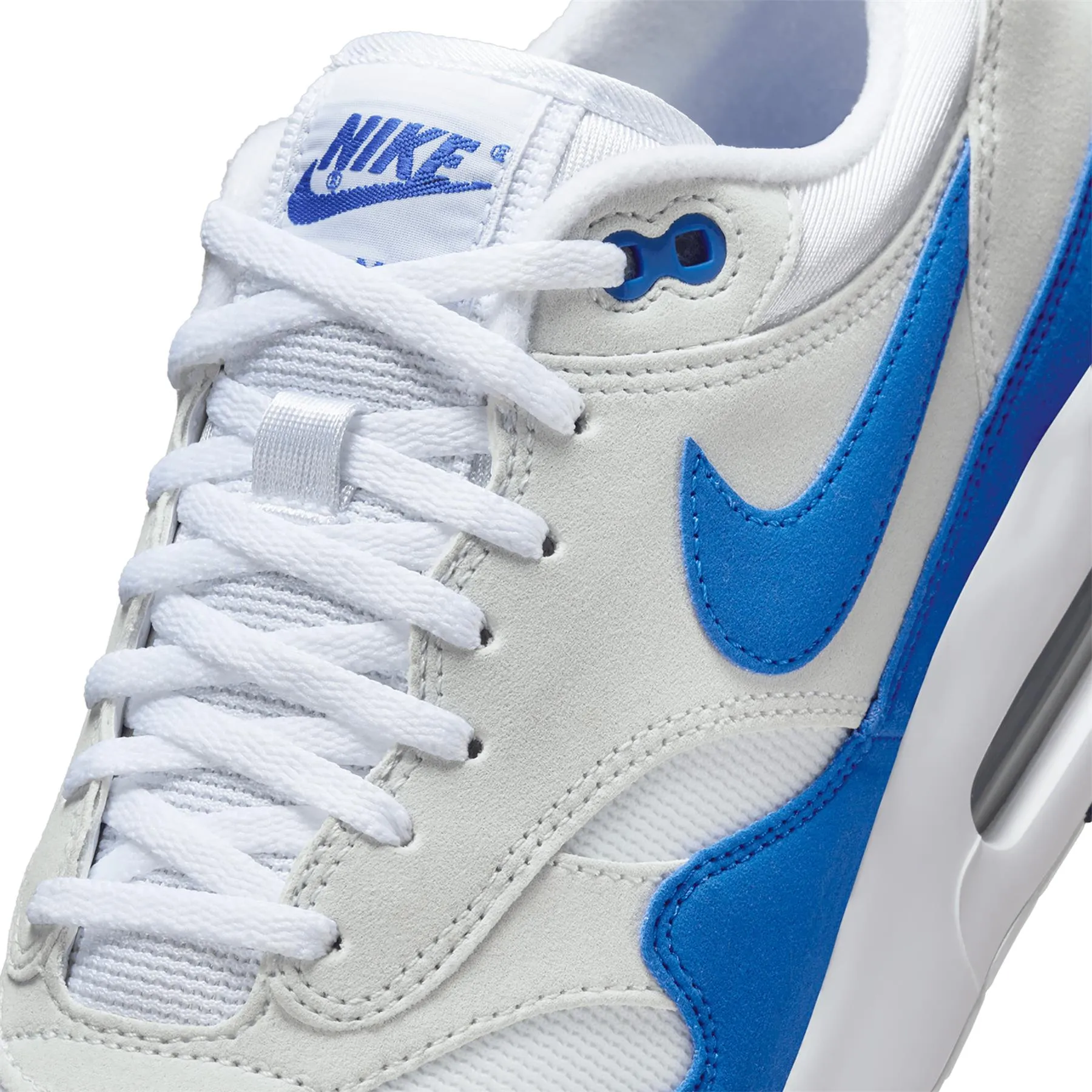 Air Max 1 '86 OG Golf Shoes White/Blue - SS24 - Google SEO result: White and Blue Air Max 1 '86 OG Golf Shoes, SS24 Edition