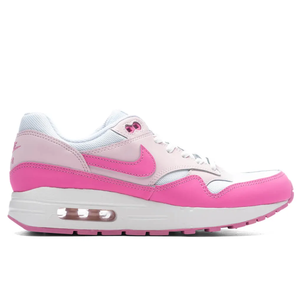 Air Max 1 - White Playful Pink Pink Foam for Girls