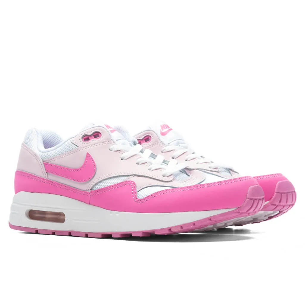 Air Max 1 - White Playful Pink Pink Foam for Girls