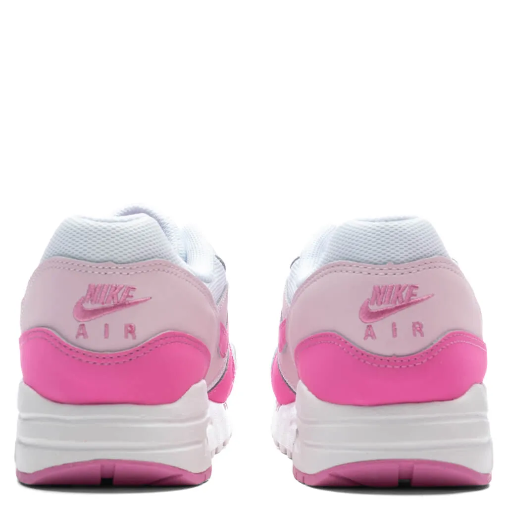 Air Max 1 - White Playful Pink Pink Foam for Girls