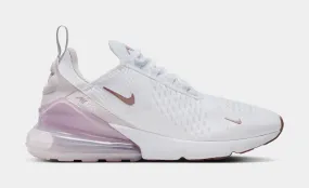 Air Max 270 Women's Running Shoes - White/Platinum Violet/Smokey Mauve/Black.