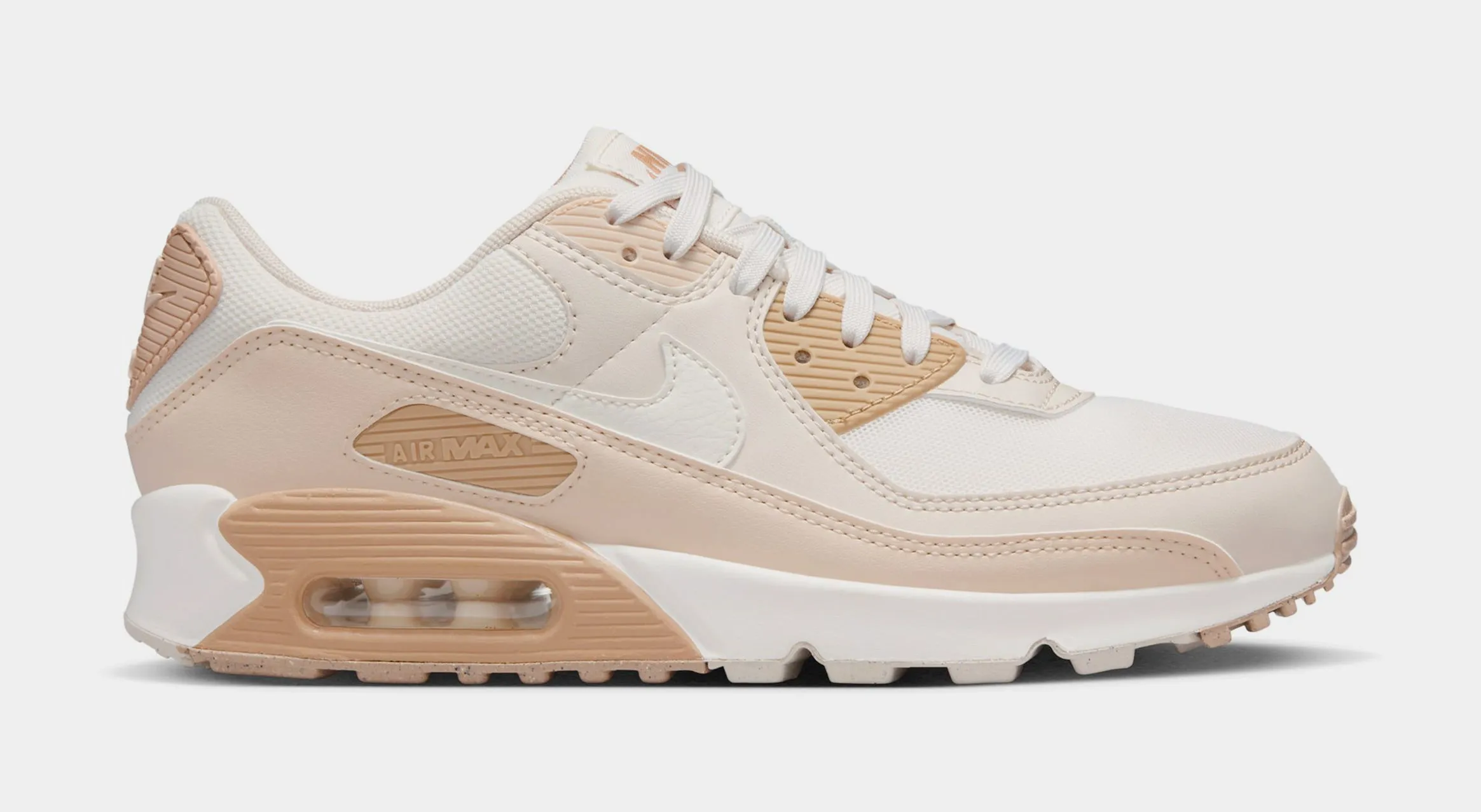 Air Max 90 Women's Shoes, Phantom/Sail/Sanddrift/Orewood Brown