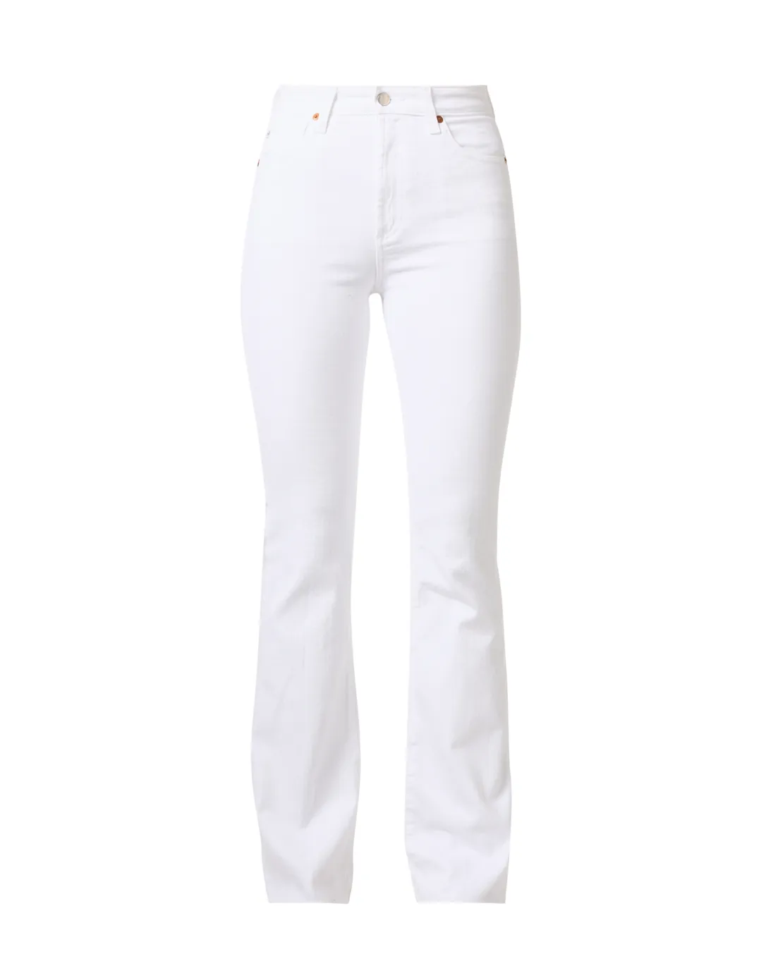 Alexxis White High Rise Boot Cut Jean