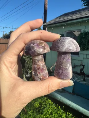 Amethyst mushroom sculpture for sale