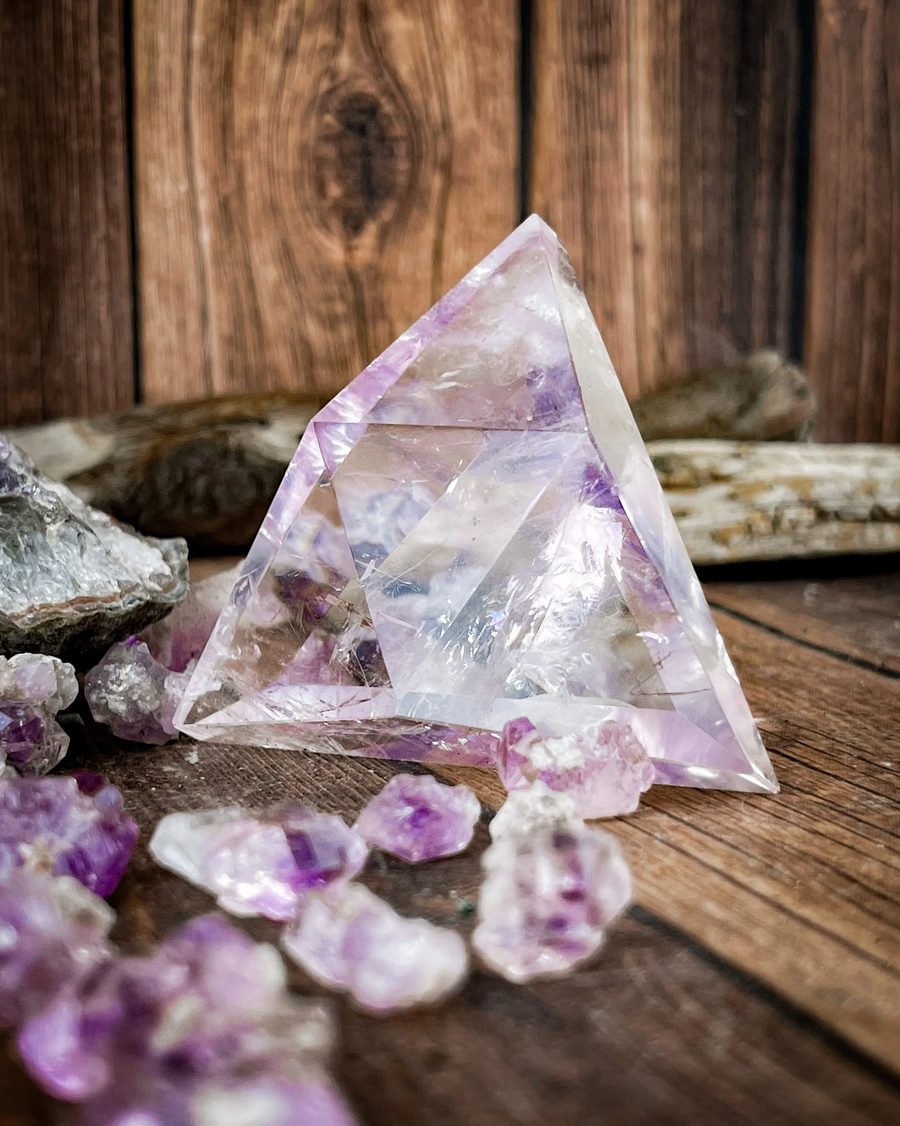 Amethyst Triangle Carving - Buy Online