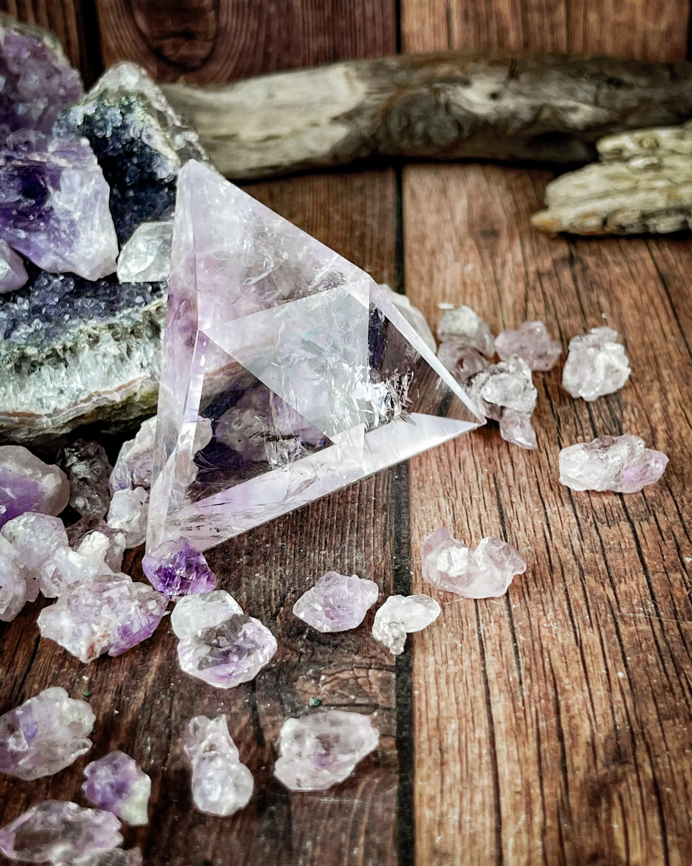 Amethyst Triangle Carving - Buy Online