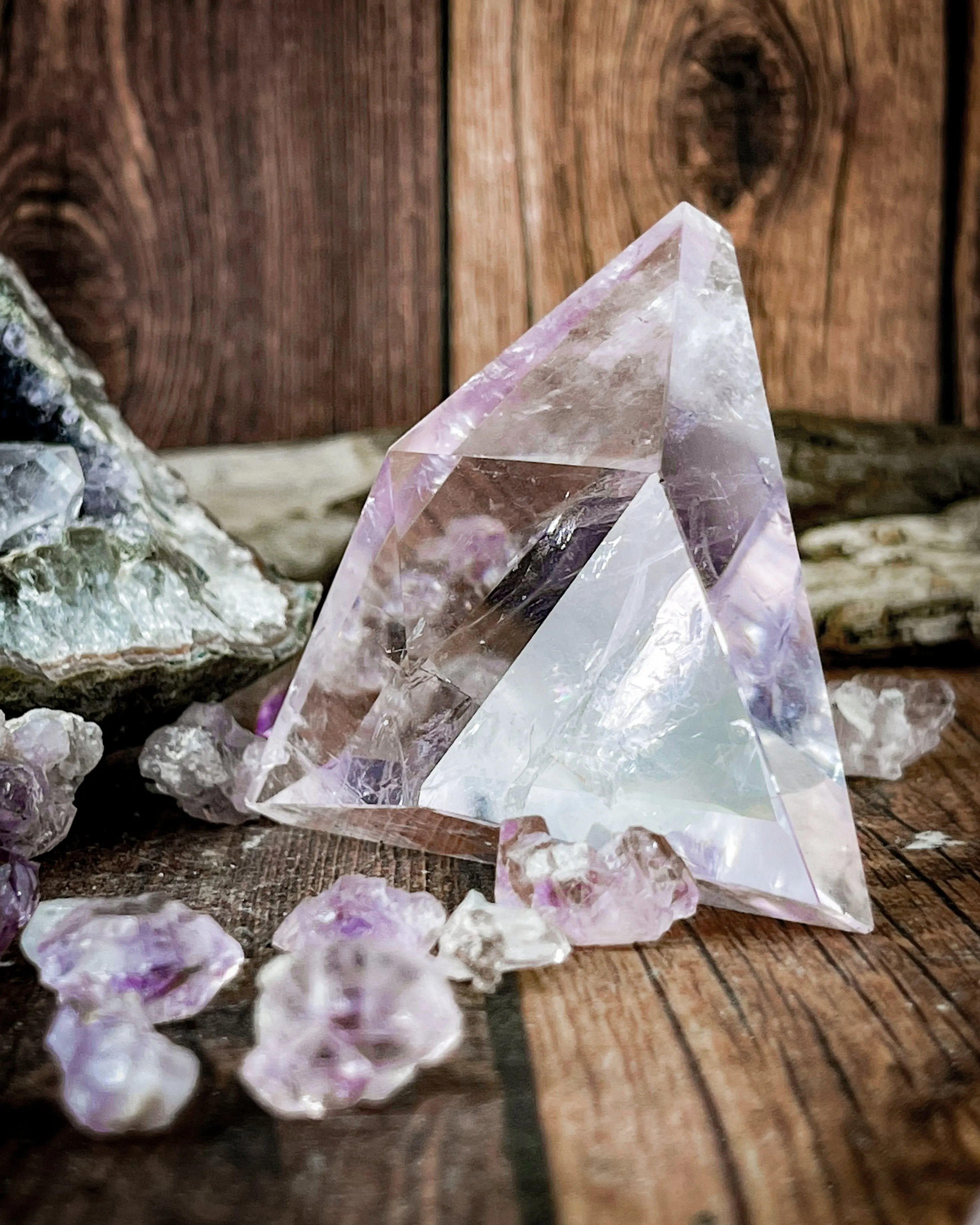 Amethyst Triangle Carving - Buy Online