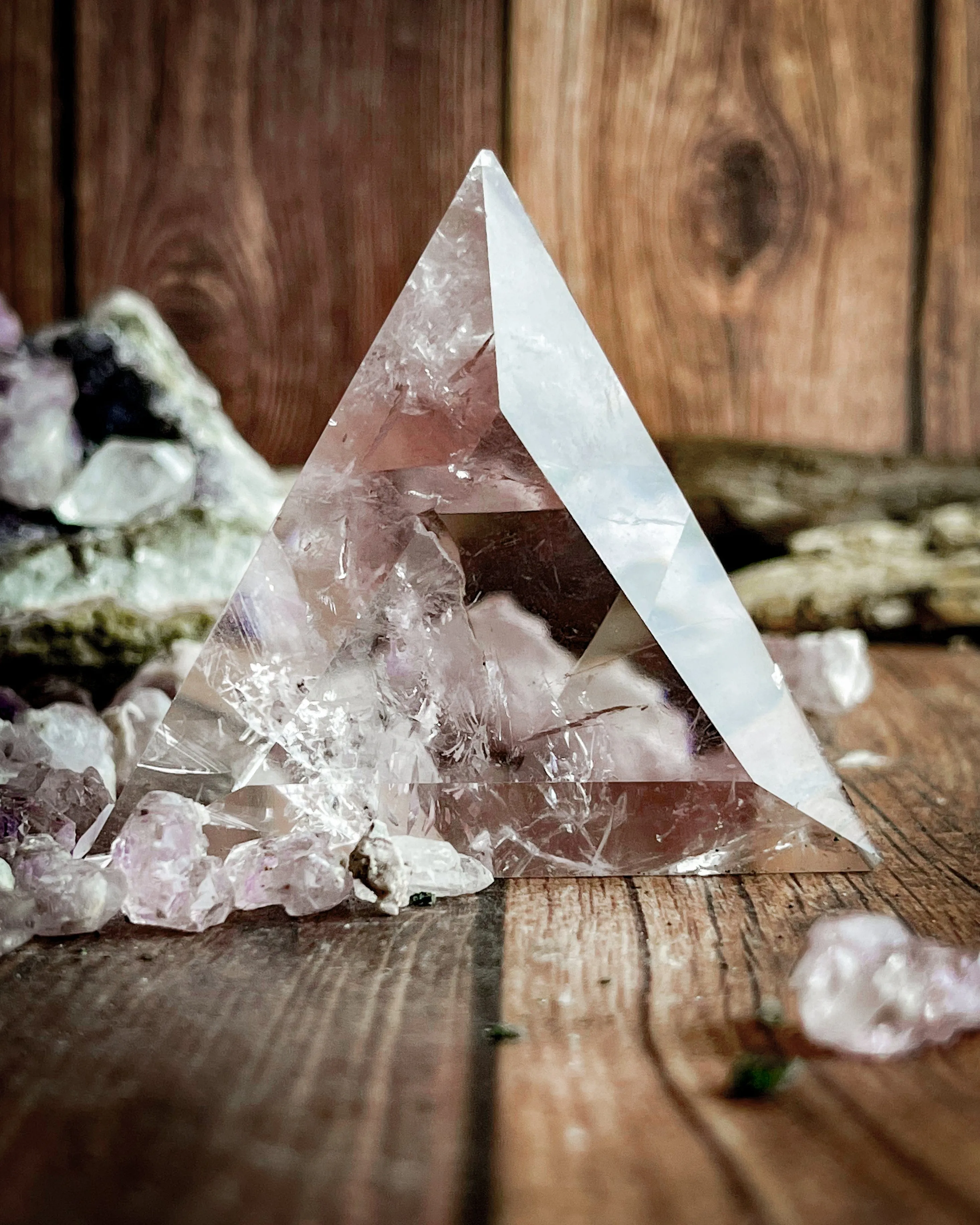 Amethyst Triangle Carving - Buy Online