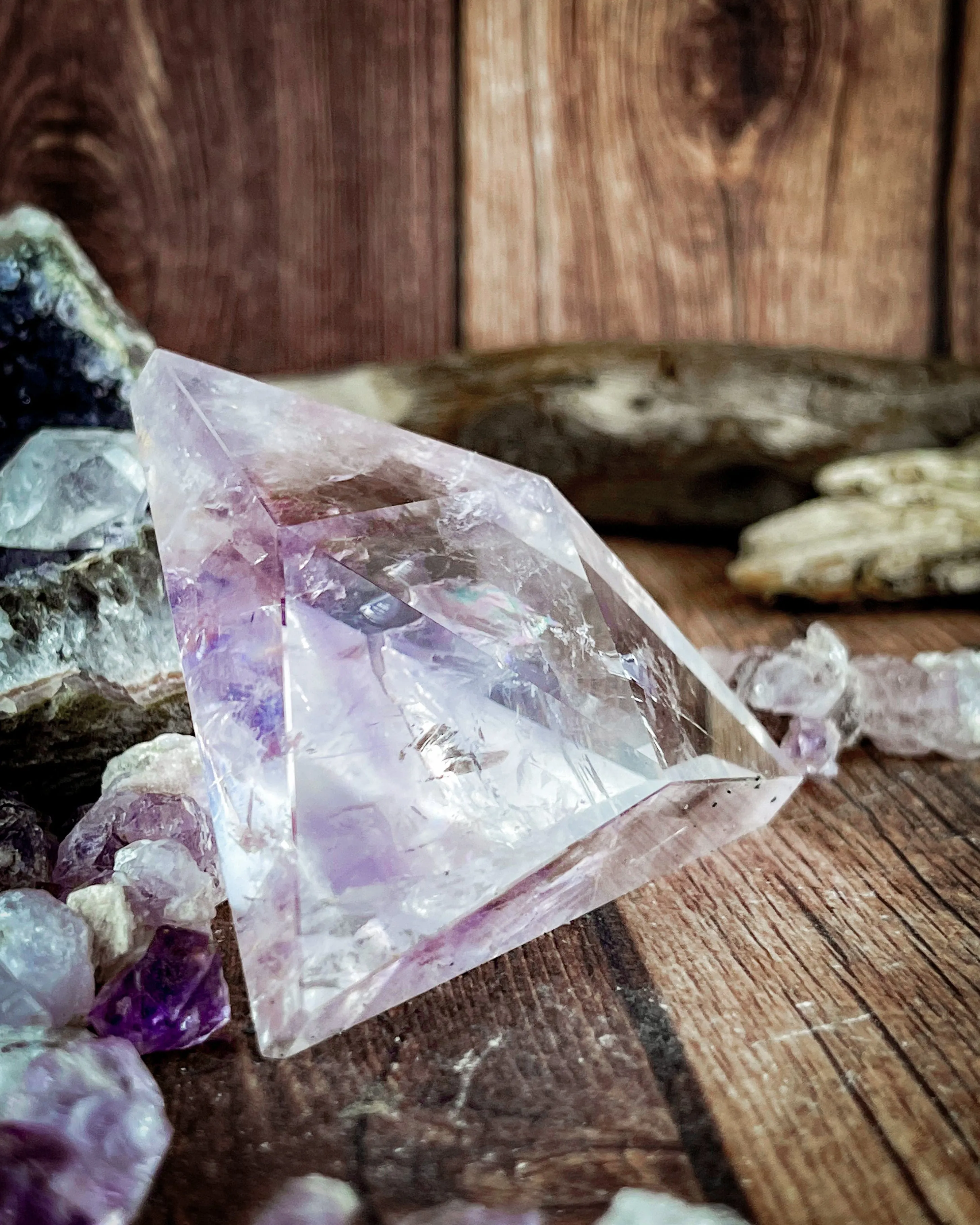 Amethyst Triangle Carving - Buy Online