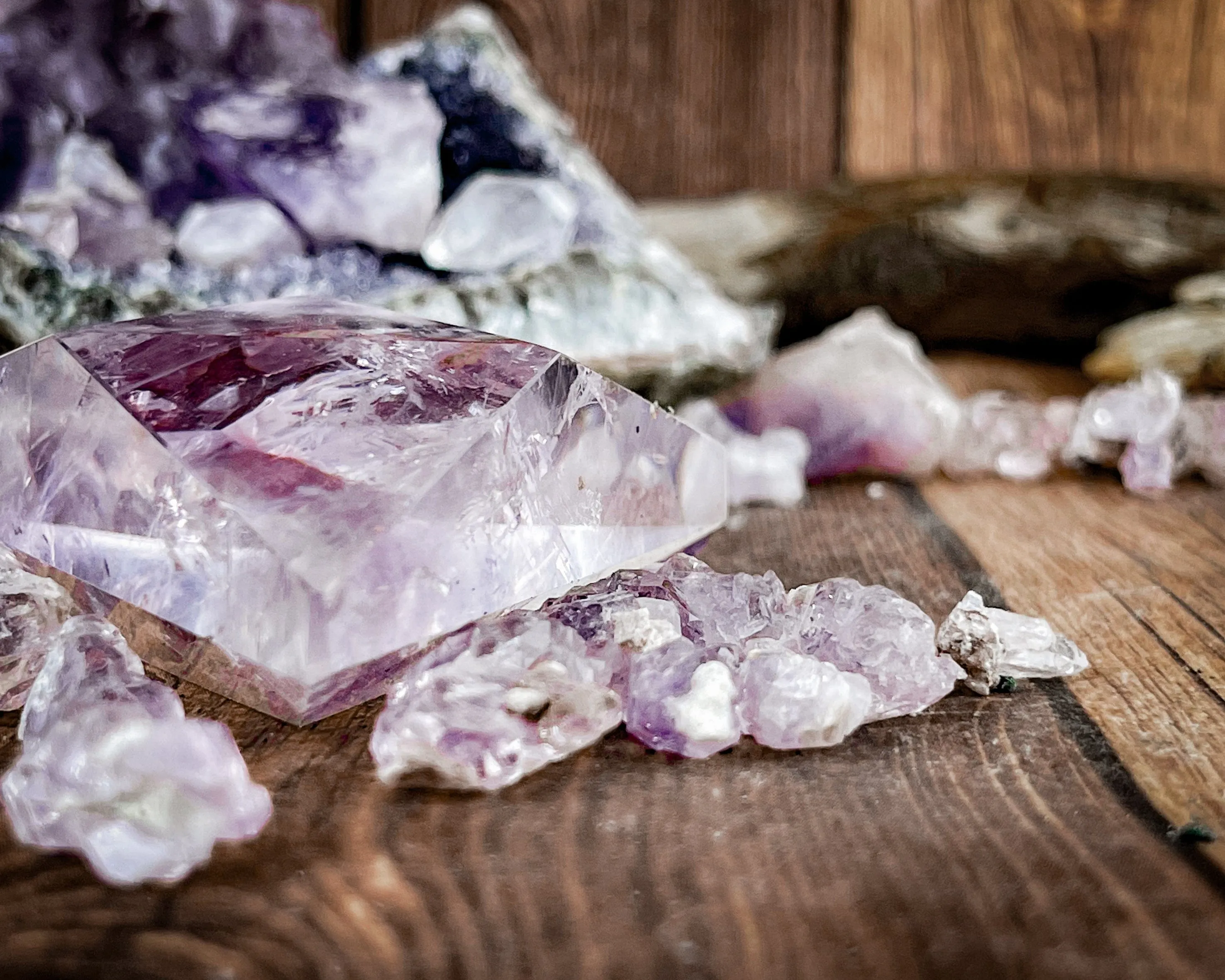 Amethyst Triangle Carving - Buy Online