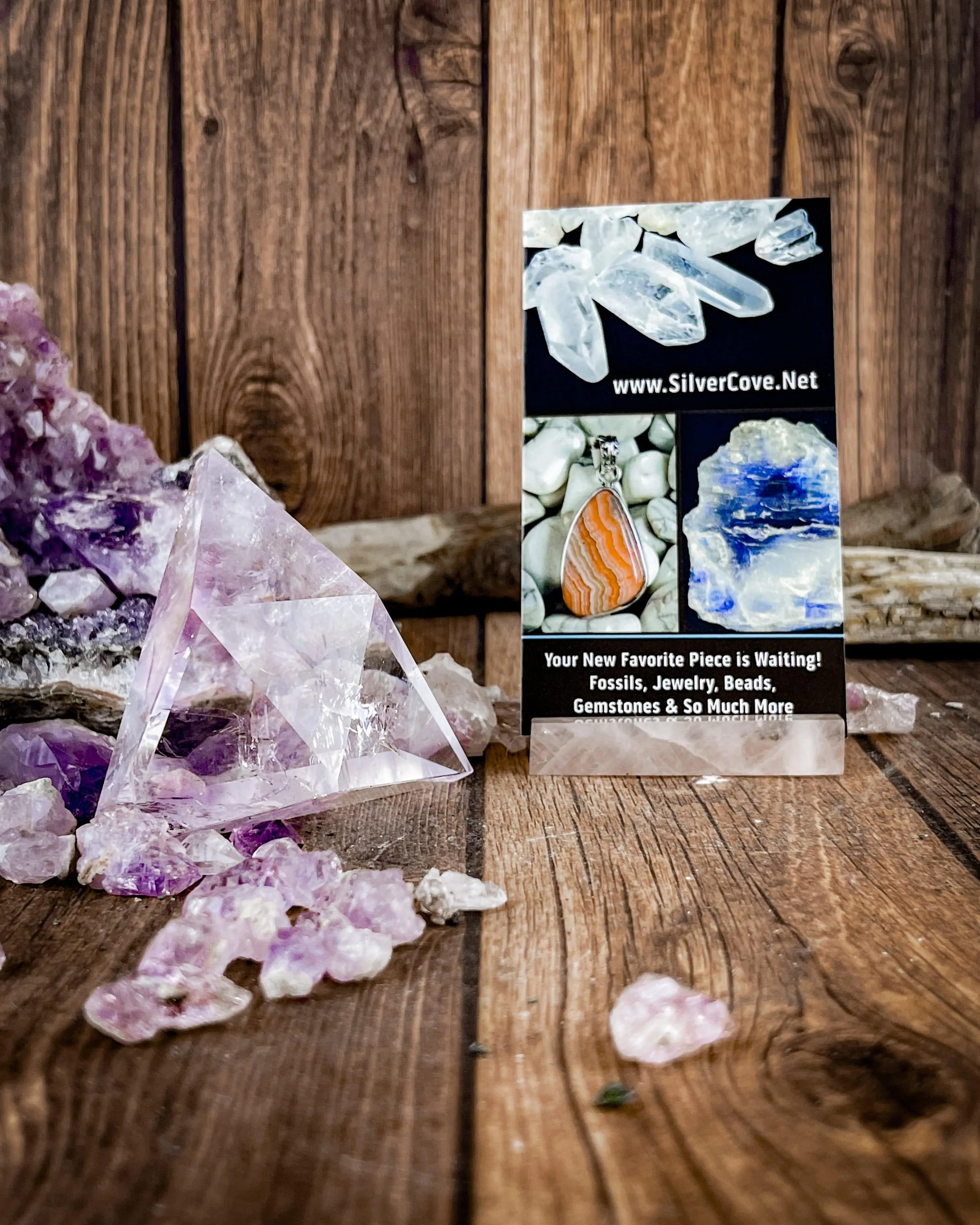 Amethyst Triangle Carving - Buy Online