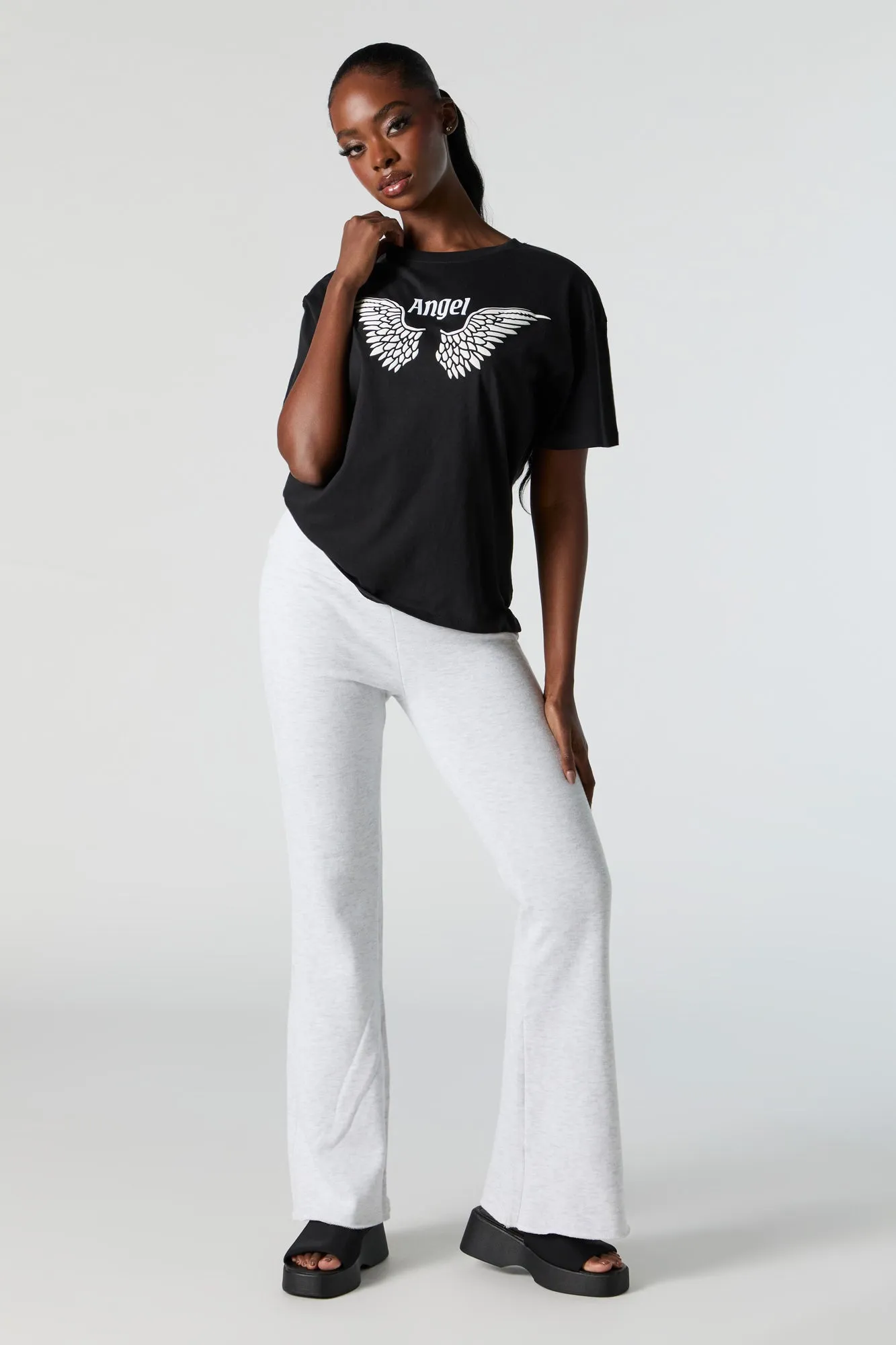 Angel Graphic Boyfriend Tee