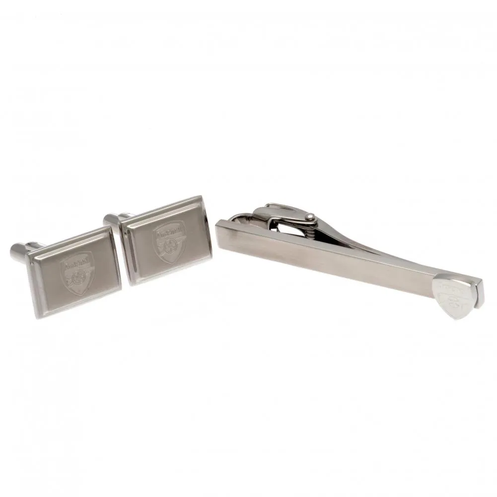 Arsenal FC Tie Slide and Cufflink Set for sale