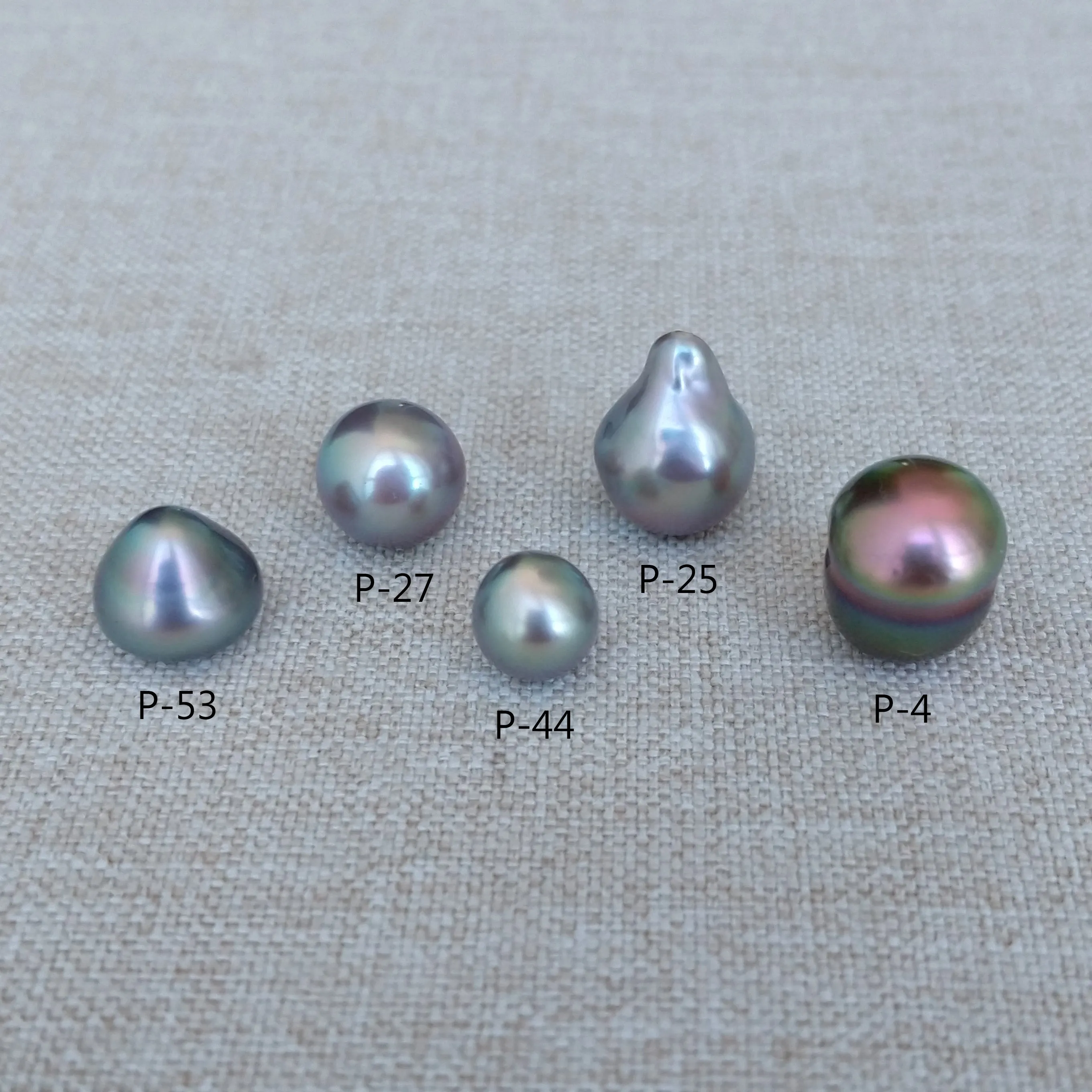 Baroque KISS shaped 9.75 x 10.7 mm Cortez Pearl (P-53)