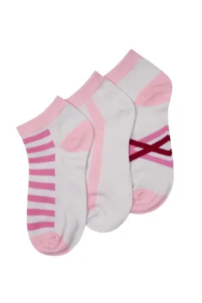 Beverly Hills Polo Club Low-Cut Women's Socks - 3 Pairs