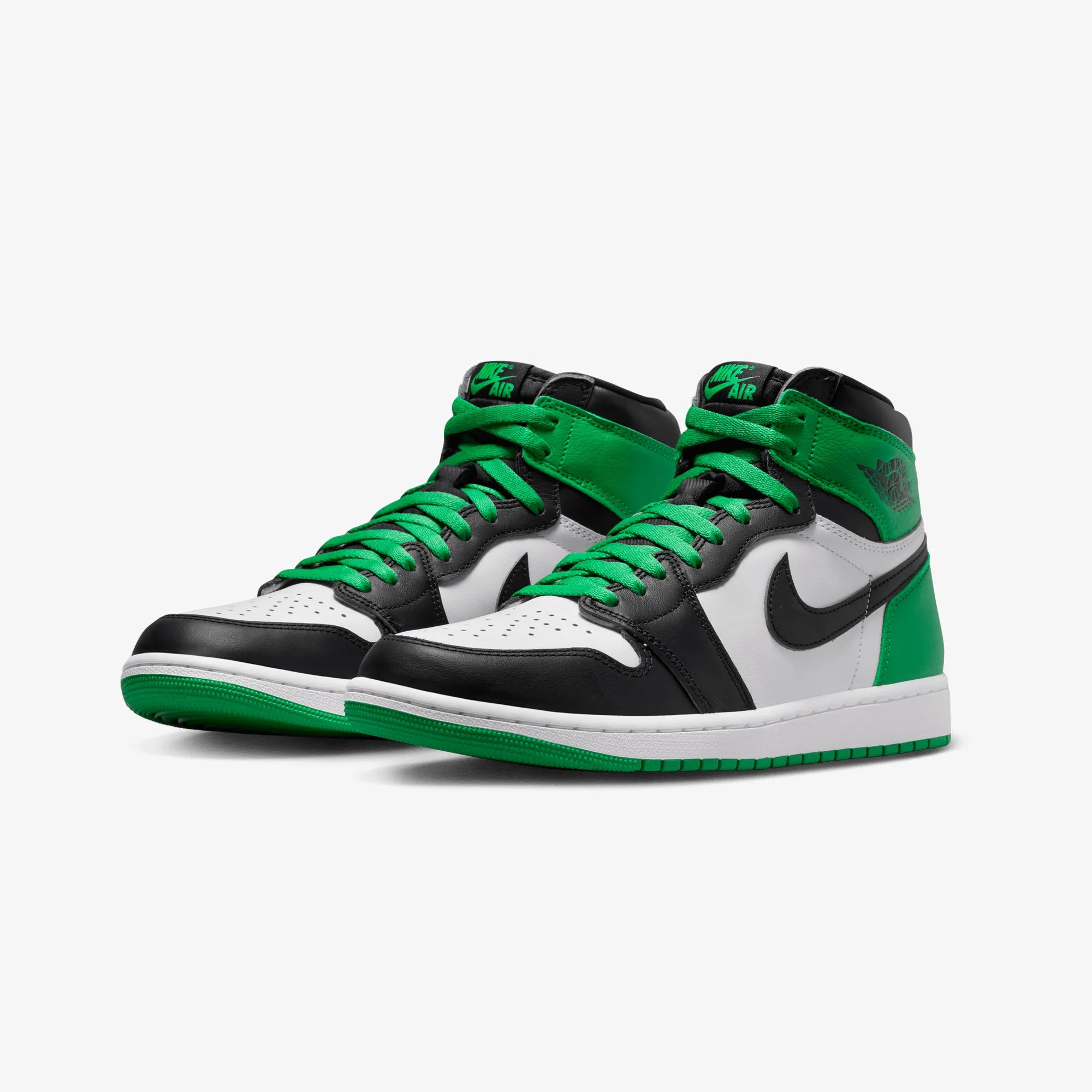 Black Lucky Green White Air Jordan 1 Retro High OG