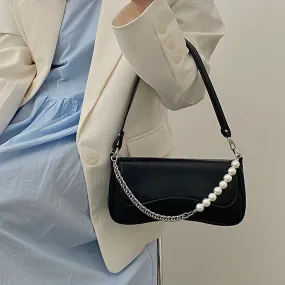 Black Pearl Chain Bag