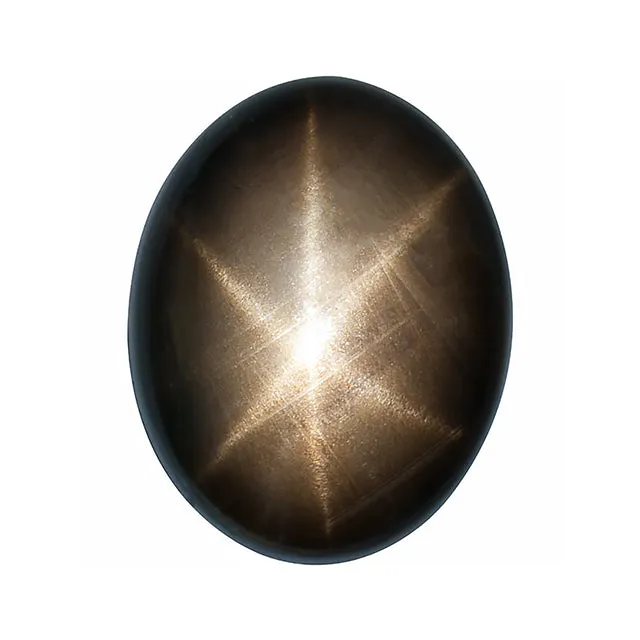 Black Star Sapphire - A stunning gemstone with a black star-like phenomenon. Perfect for unique jewelry. Find it here!