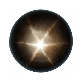 Black Star Sapphire - A stunning gemstone with a black star-like phenomenon. Perfect for unique jewelry. Find it here!