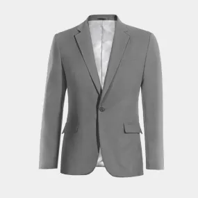  Blazer gris slim fit de 1 botón