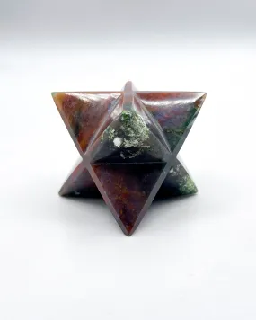 Bloodstone Merkabah Carving: Shop Now for Exquisite Hand-Crafted Bloodstone Merkabah Carvings!