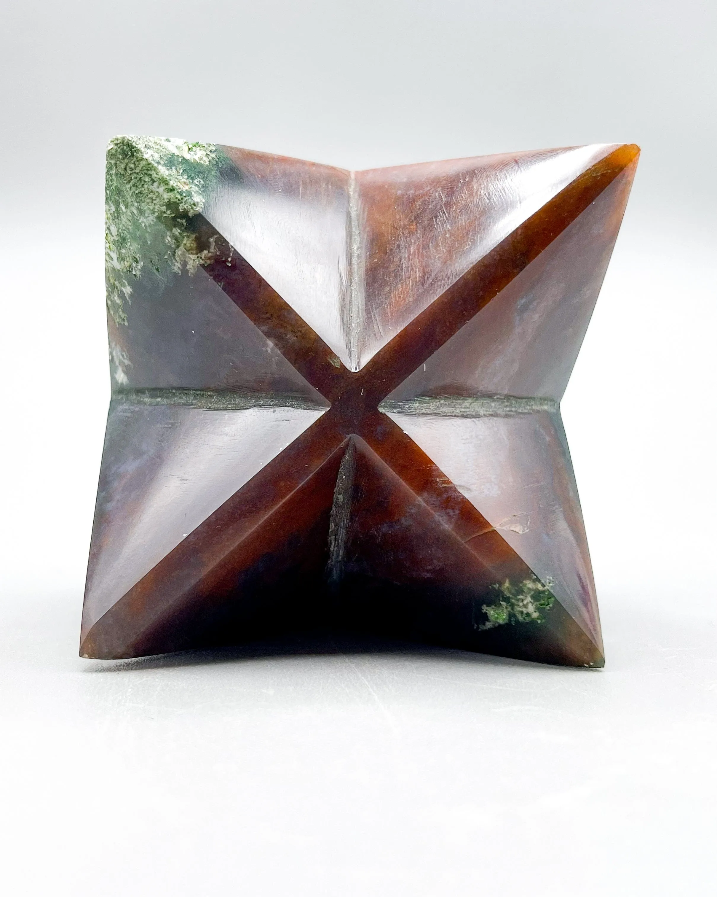 Bloodstone Merkabah Carving: Shop Now for Exquisite Hand-Crafted Bloodstone Merkabah Carvings!