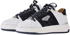 BNJ LUCAS 3D WAVE WHITE NAPPA- NAVY REFLECTIVE CAMOUFLAGE LOW-TOP Shoes