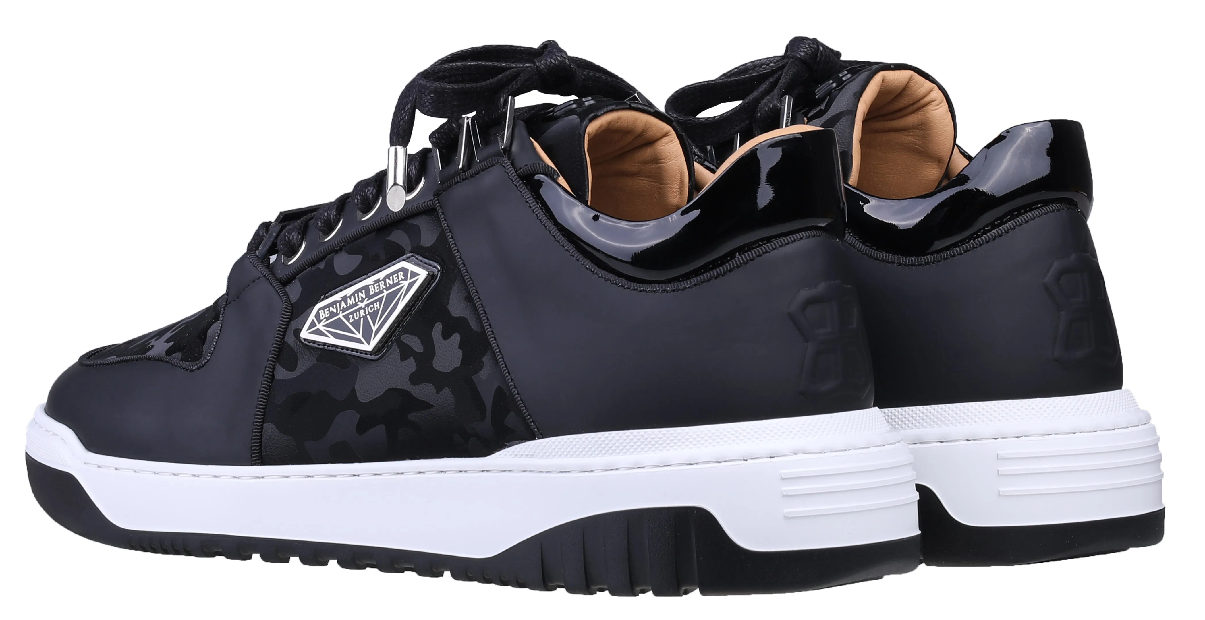 BNJ SIGMA Low-Top Black Reflective Camouflage - Matt Nappa