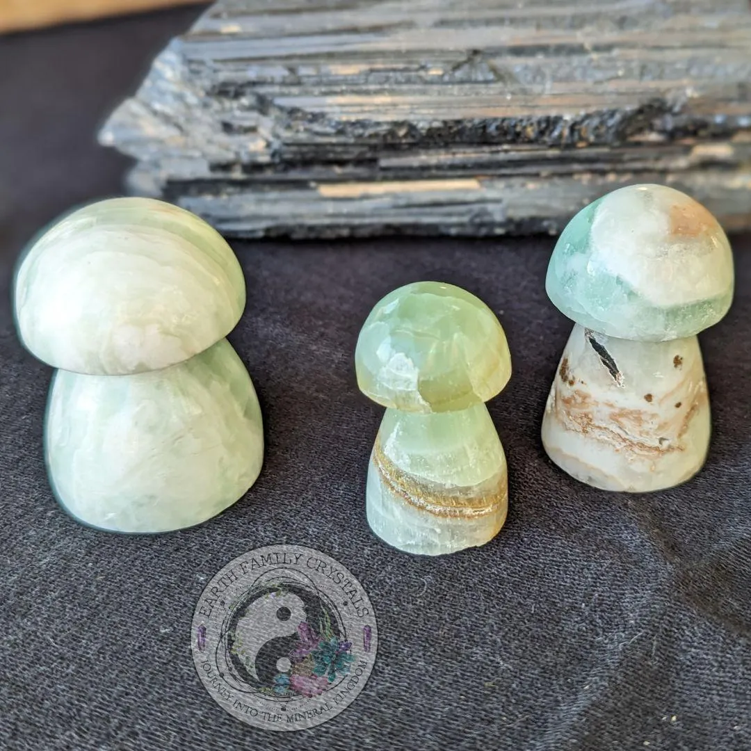 Calcite Mushroom Carving - Buy Beautiful Handcrafted Calcite Mushroom Carvings.