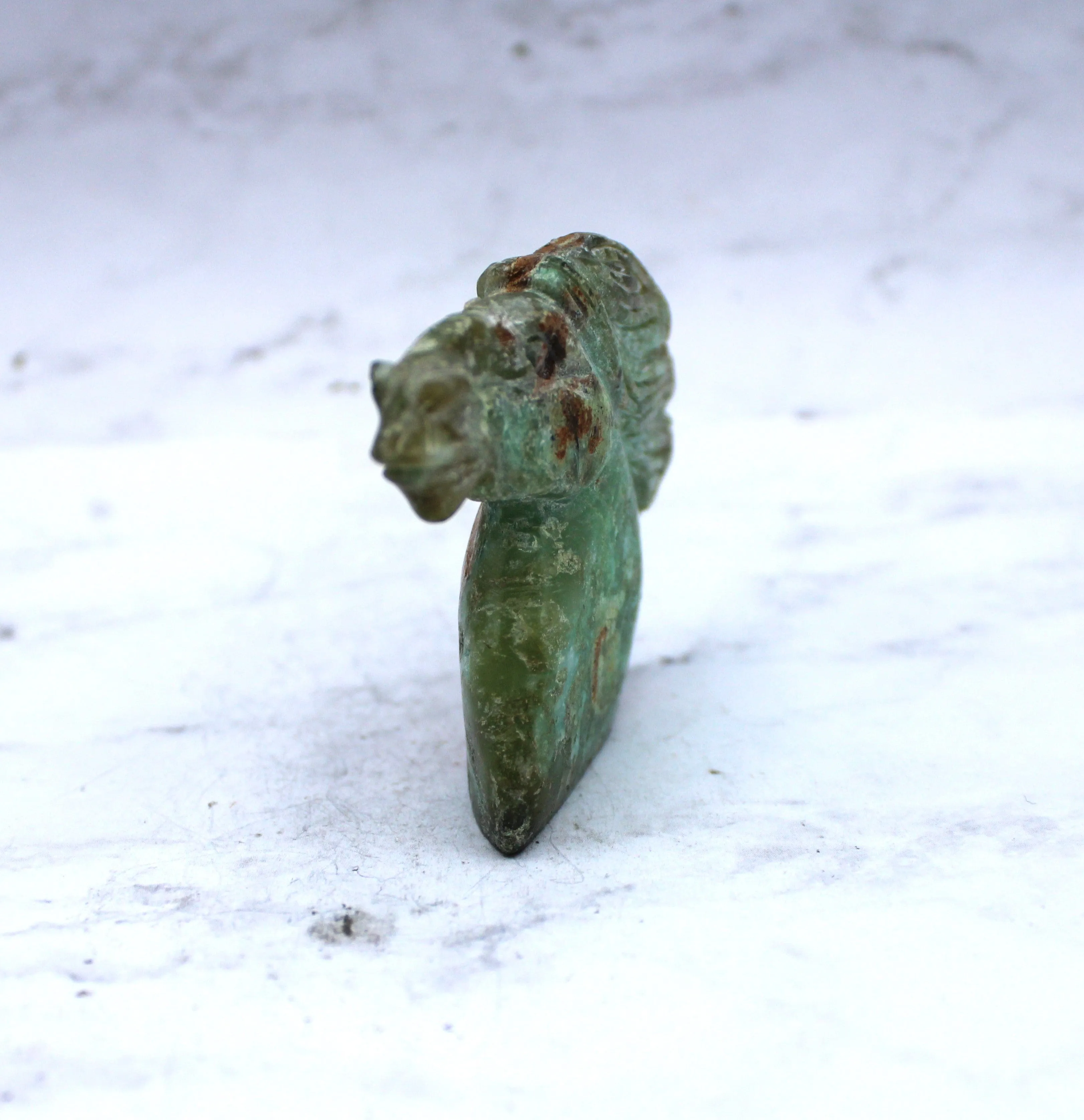 Chrysoprase Horse Carving - Shop Now