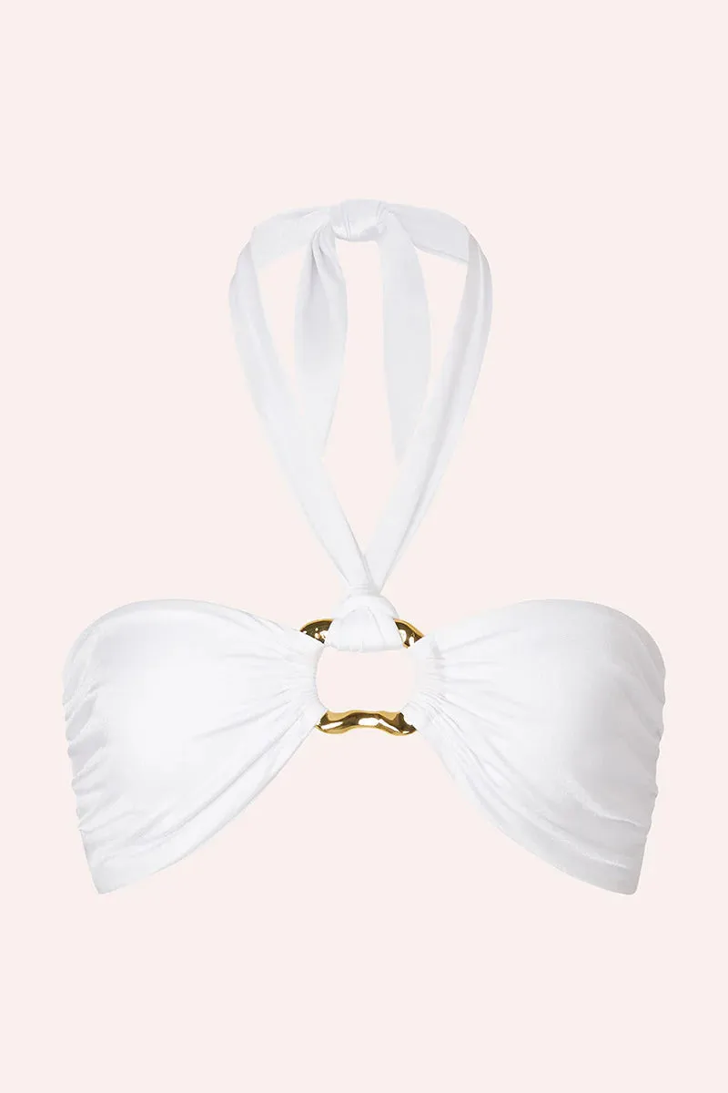 Cin Cin Pearl Locket Bandeau Top