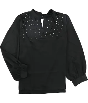 City Chic Womens Pearl Love Pullover Blouse