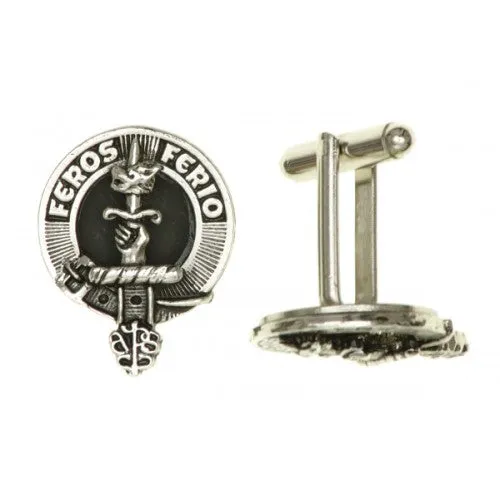 Clan Crest Cufflinks A-L surnames