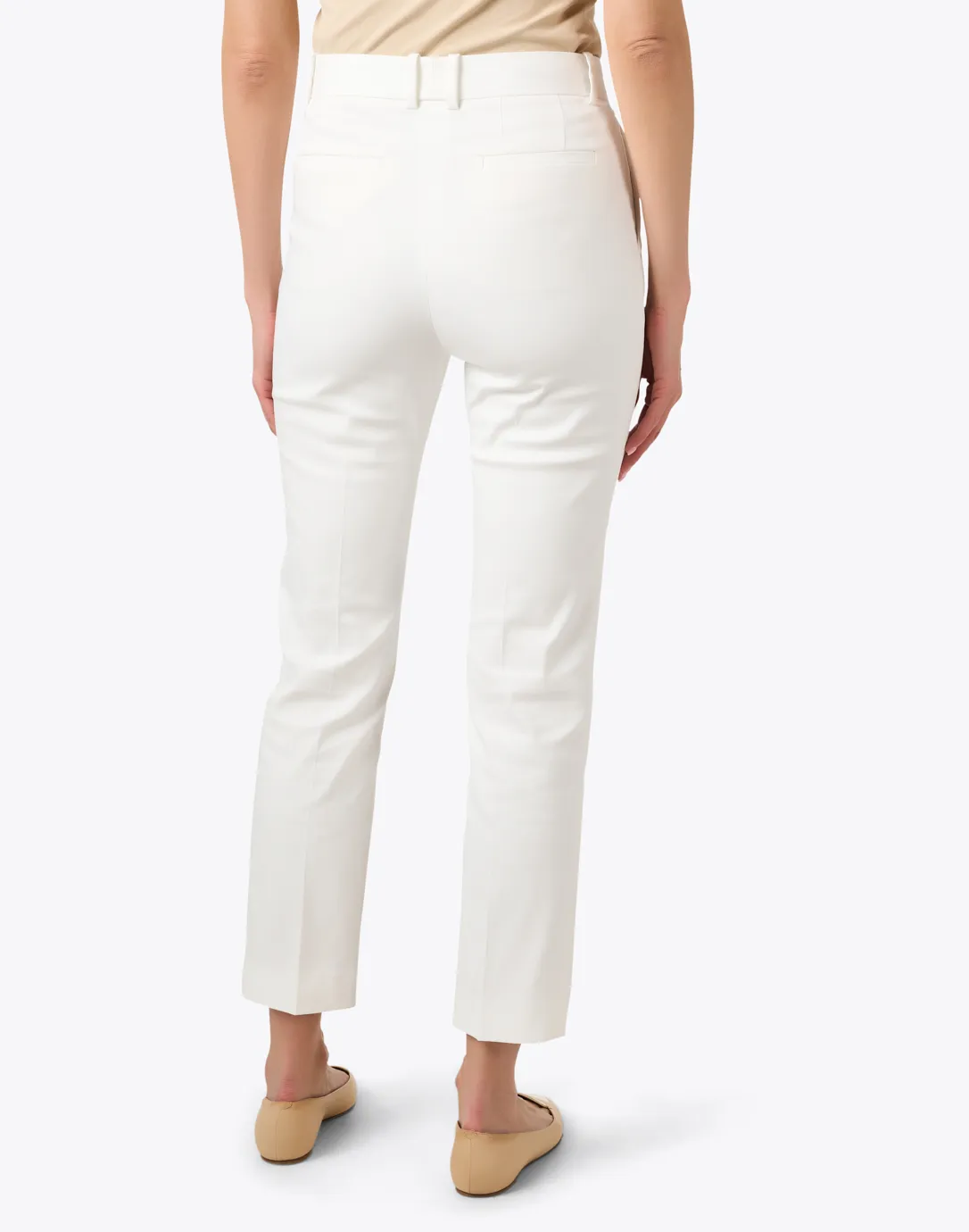 Coleman Ivory Gabardine Stretch Pant 