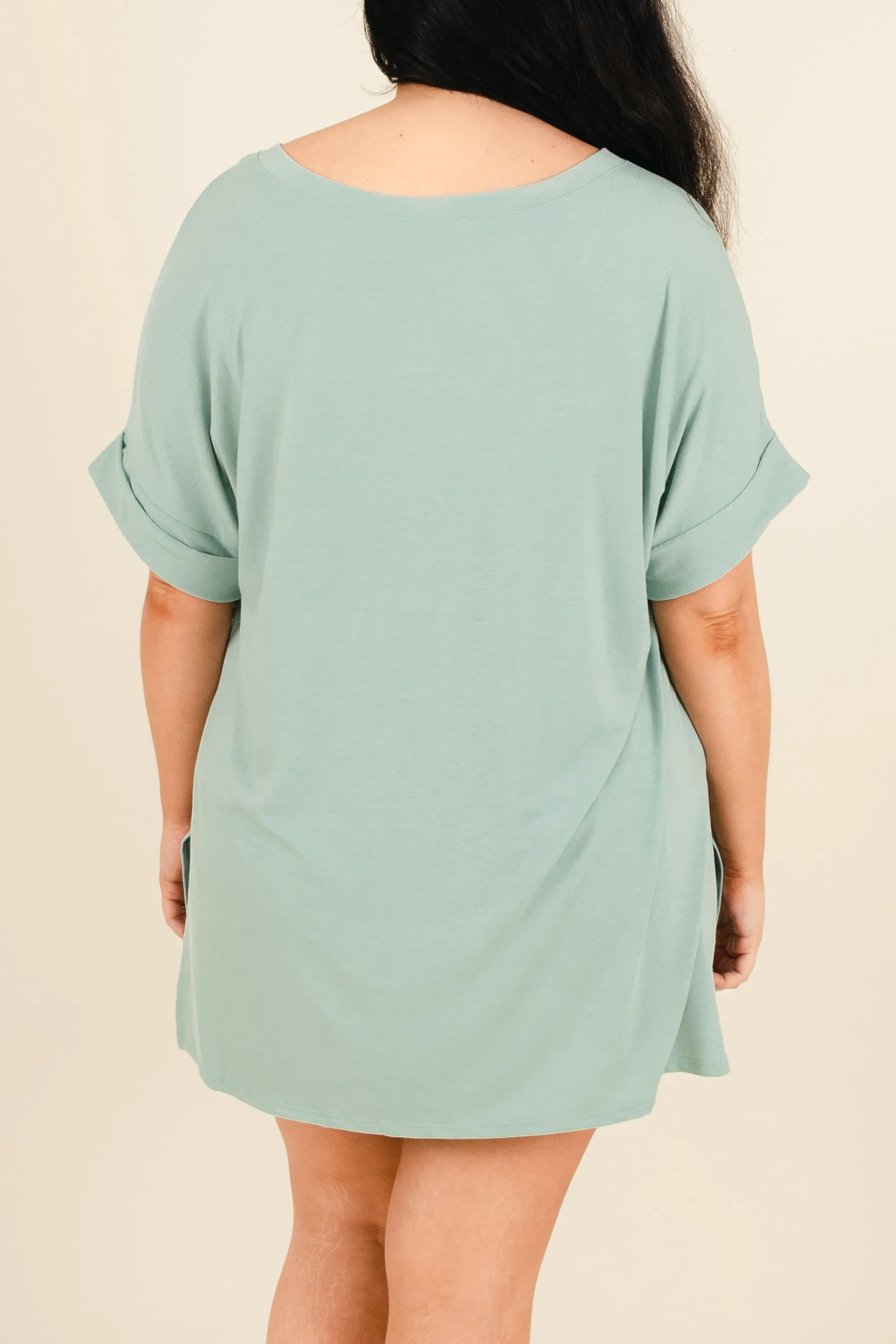 Comfy Travel Top, Light Green