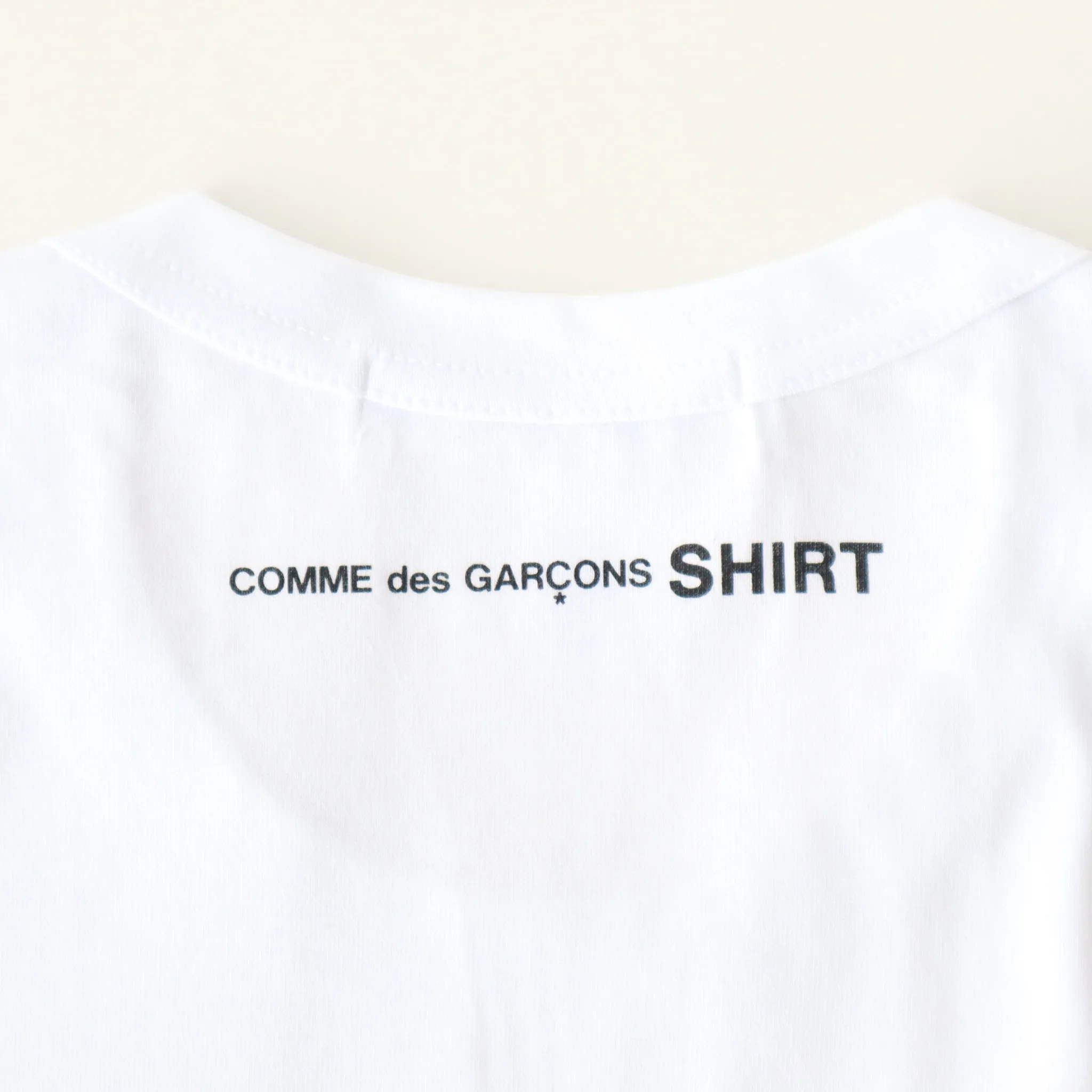 COMME des GARCONS  |Crew Neck Unisex Collaboration Plain Cotton Short Sleeves