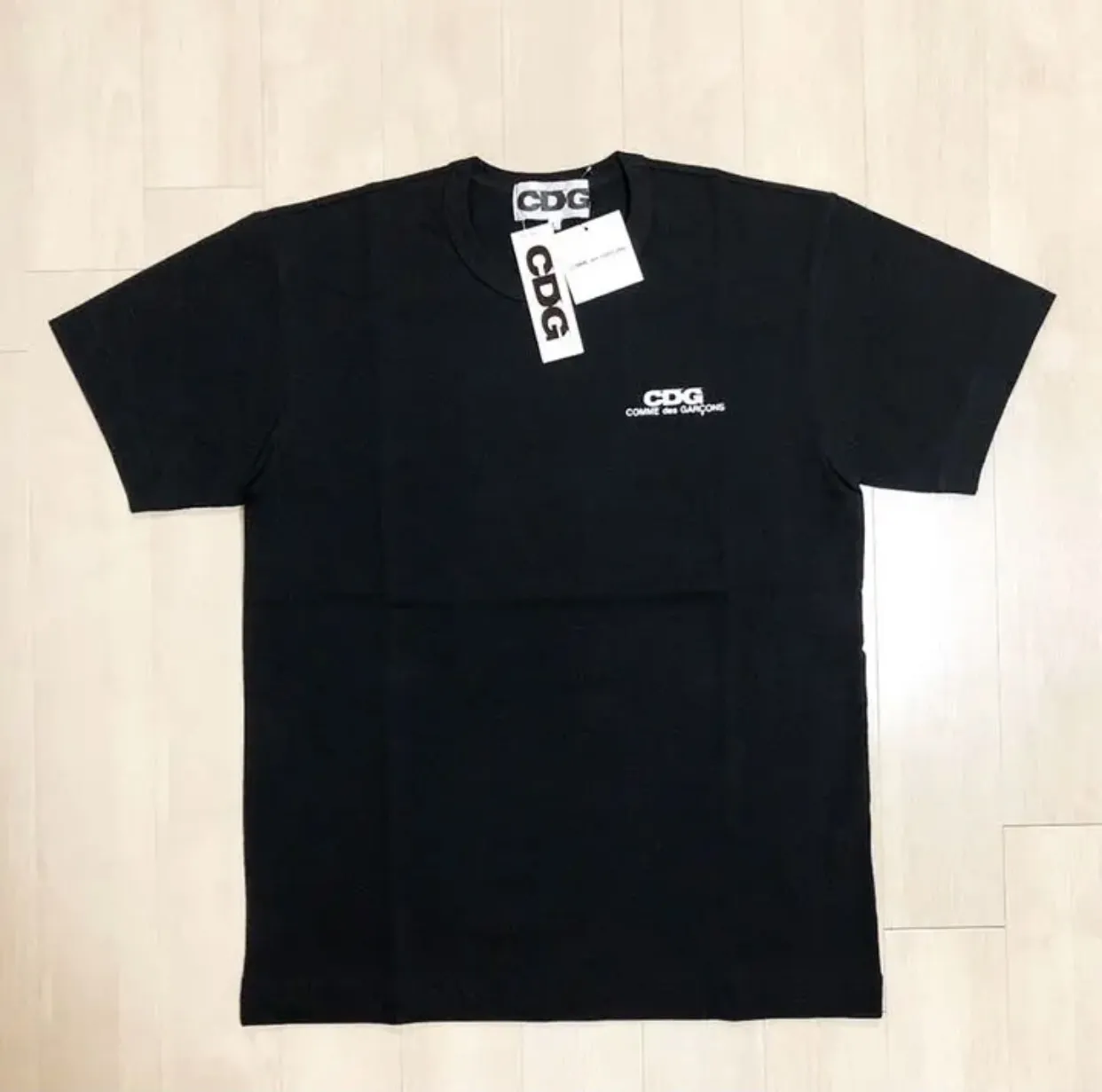 COMME des GARCONS  |Crew Neck Unisex Street Style Cotton Short Sleeves Logo