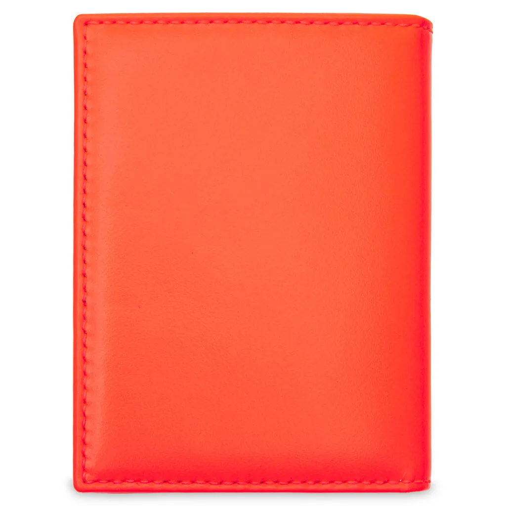 Comme des Garcons Super Fluo Wallet - Blue/Orange