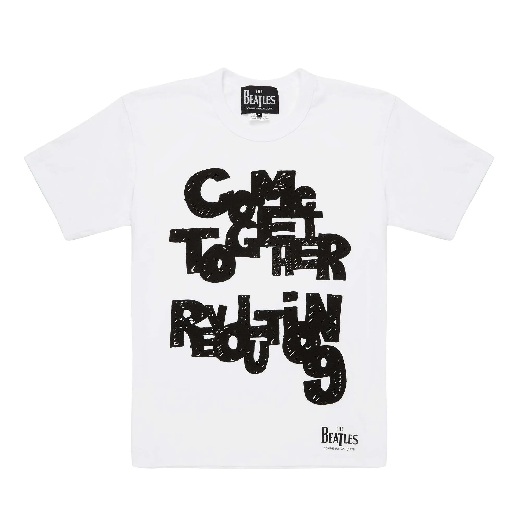 COMME des GARCONS  |Unisex Street Style Collaboration Cotton Short Sleeves Logo