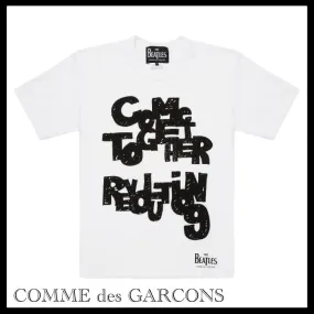 COMME des GARCONS  |Unisex Street Style Collaboration Cotton Short Sleeves Logo