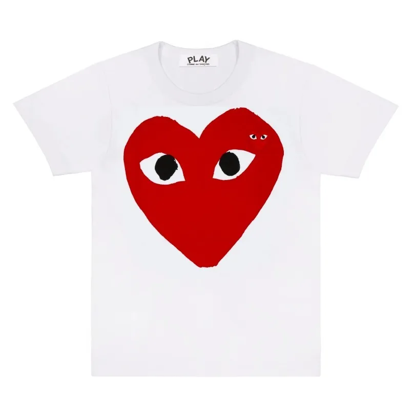 COMME des GARCONS  |Unisex Street Style U-Neck Plain Cotton Short Sleeves Logo