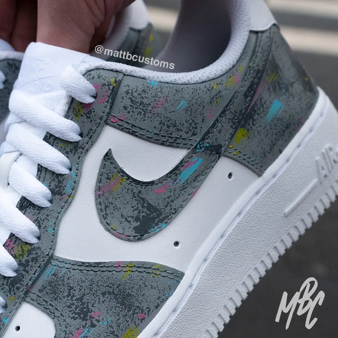 Concrete Air Force 1 Custom Shoes: A Perfect Blend of Style and Durability