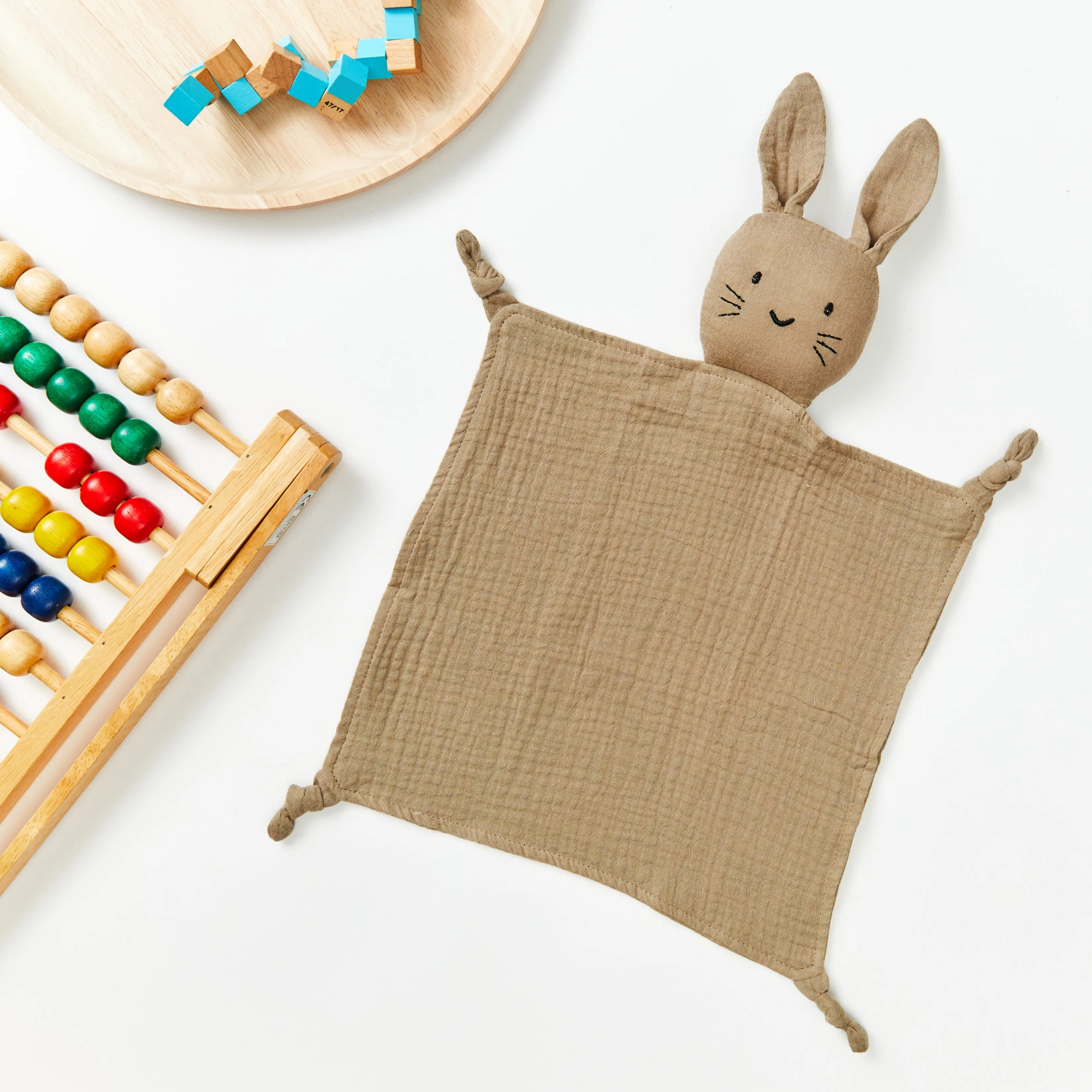 Cotton Baby Comforter | Thumper The Bunny | Turquoise