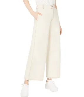 Current Air Womens Twill Wide Leg Jeans