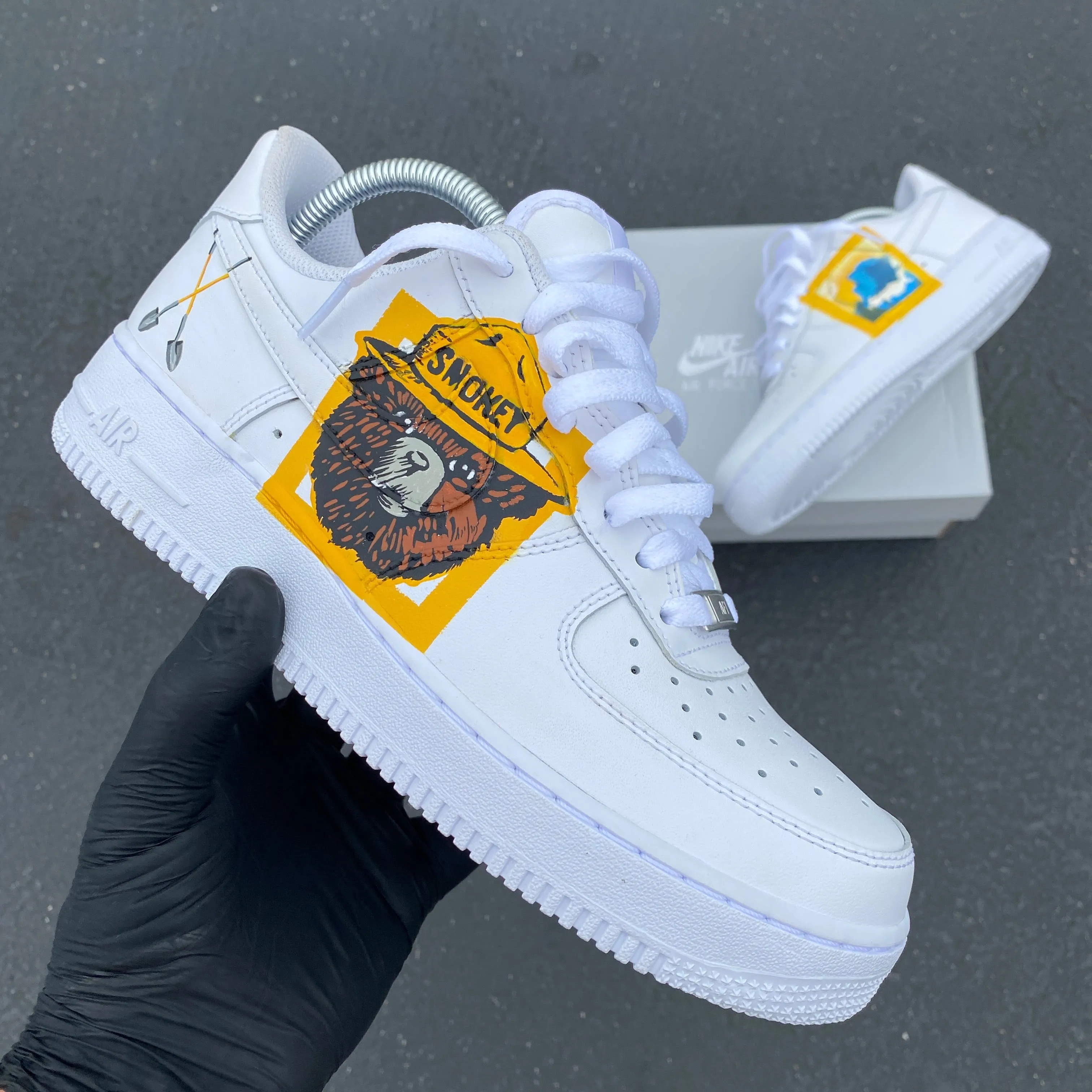 Custom Hand Painted Smokey the Bear Nike Air Force 1 - Ultimate Guide | Buy Now