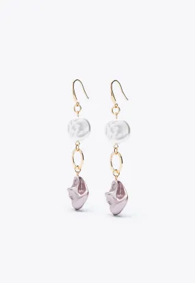 Dangle Earrings - Irregular Charm Stone