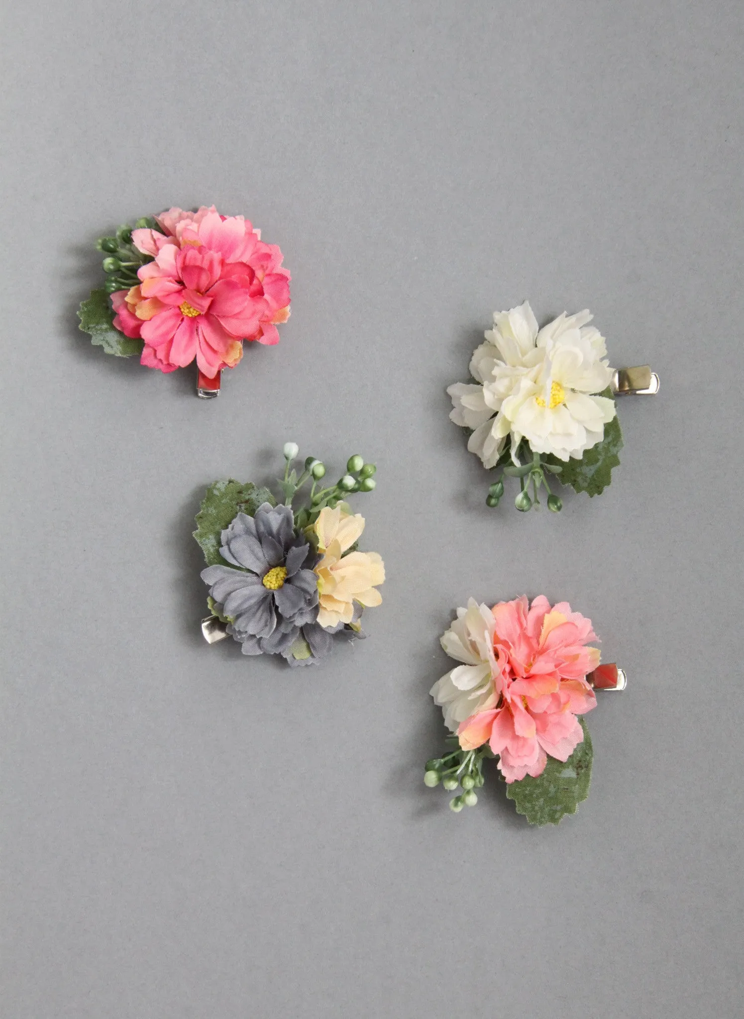 Delphine Flower Hair Clip for Girls