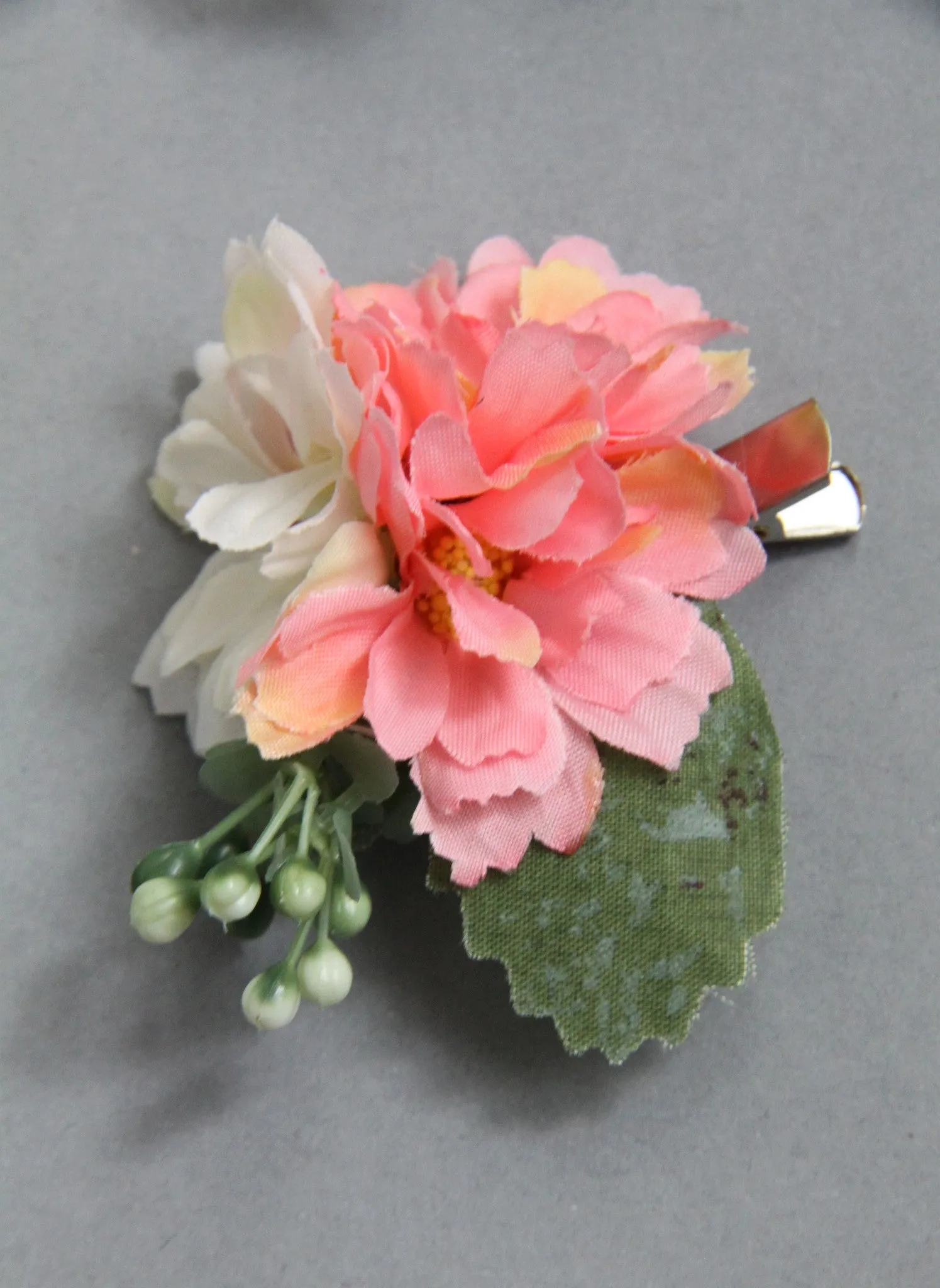 Delphine Flower Hair Clip for Girls