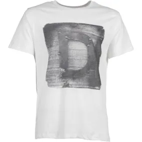 Diesel T-Rules Crew Neck Print T-shirt White