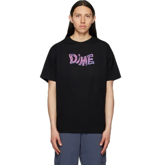 Dime  |Crew Neck Unisex Street Style Cotton Short Sleeves Logo